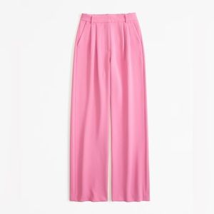 Curve Love A&F Sloane Tailored Pant Pink Size 14